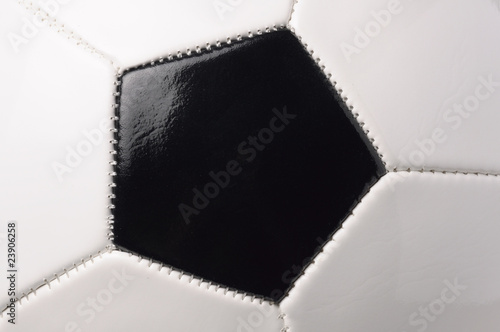 closeup of a football ball