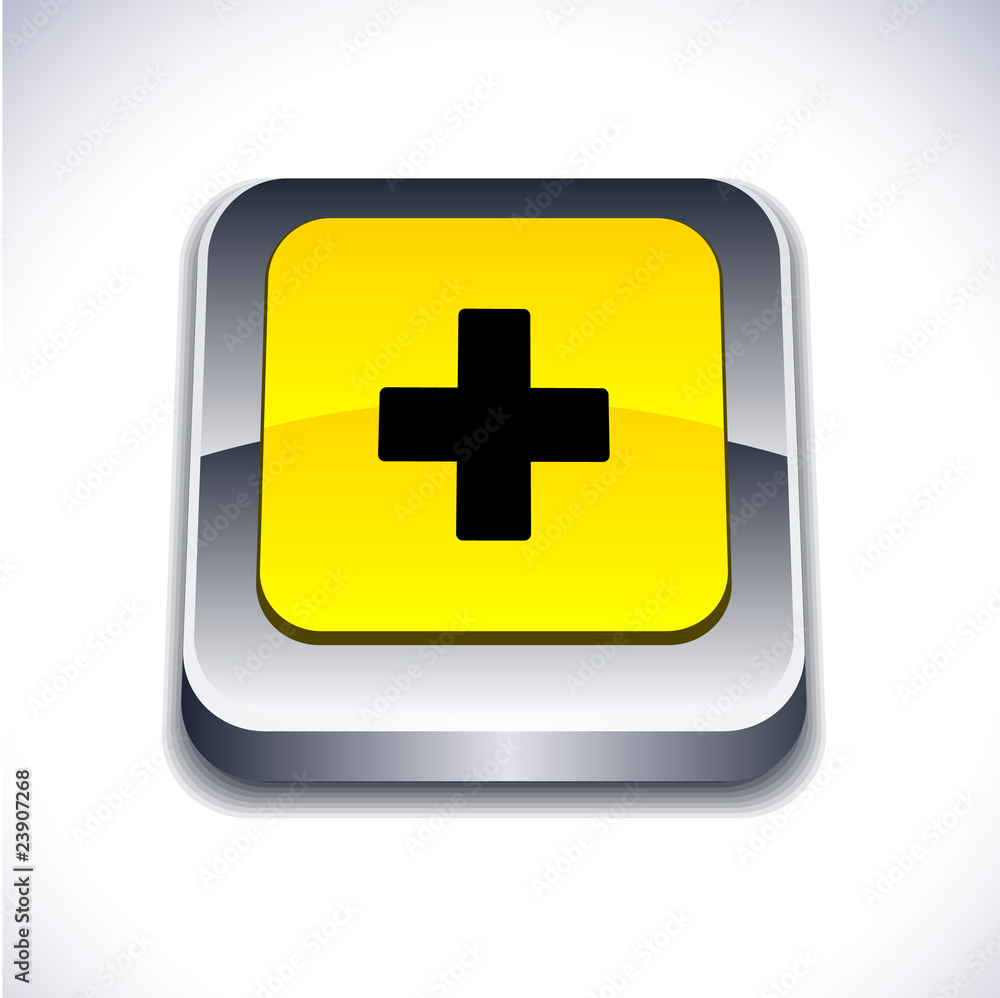 Obraz premium Switzerland 3d button.