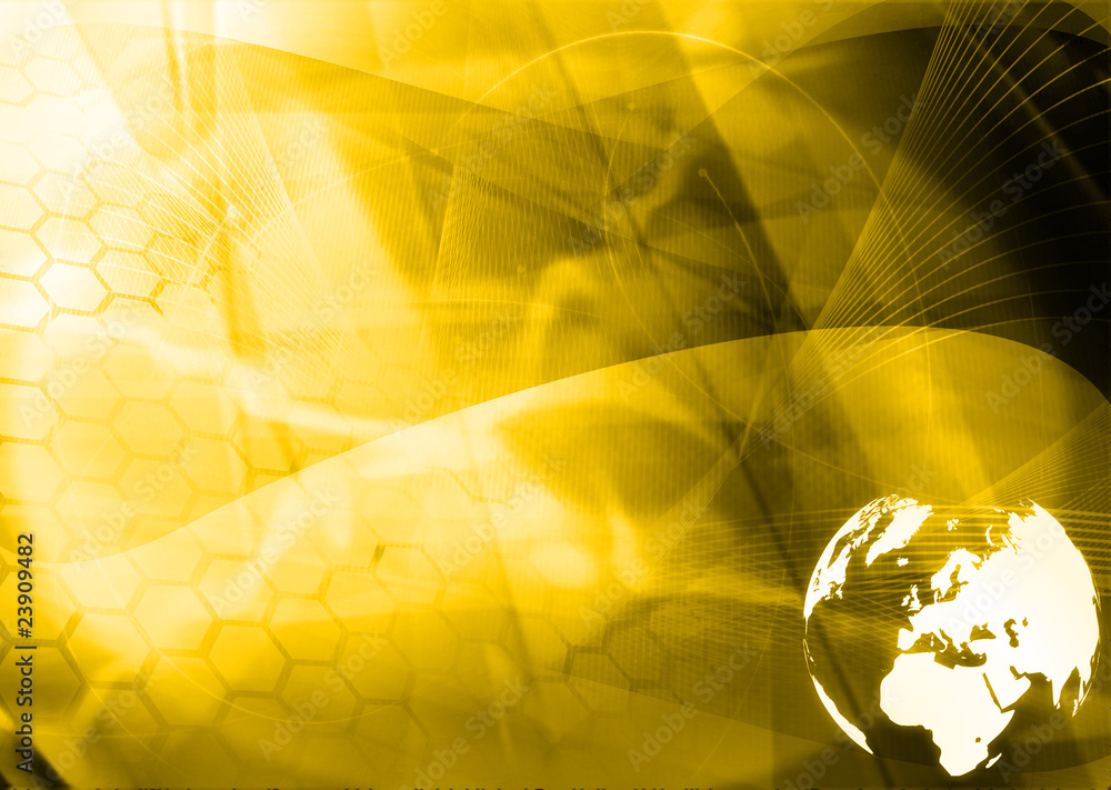 Obraz premium Europe map technology-style artwork