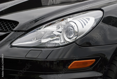 Headlight of a modern sports car © Otto