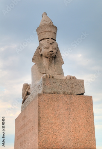 Russia  Saint-Petersburg  granite sphinxes