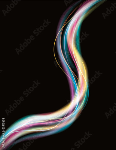 Blurry abstract colorful light effect background.