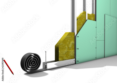 Trockenbau Ständerwand Dämmung