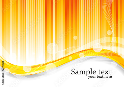 Vector orange background