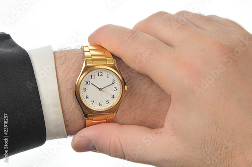 Wristwatch on hand
