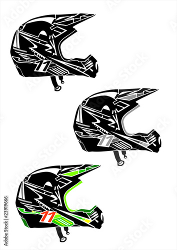 Motocross helmets