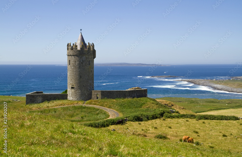 Doonagore castle in Ireland Doonagore castle in Ireland