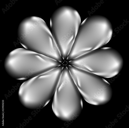 Abstract flower, vector