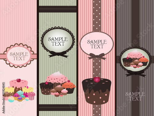 cupcake banners #23924845