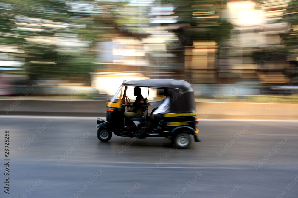 Speeding Rickshaw Speeding Rickshaw