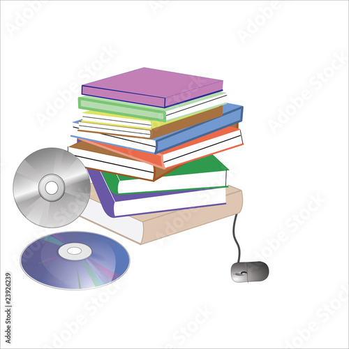 books with mouse and cds