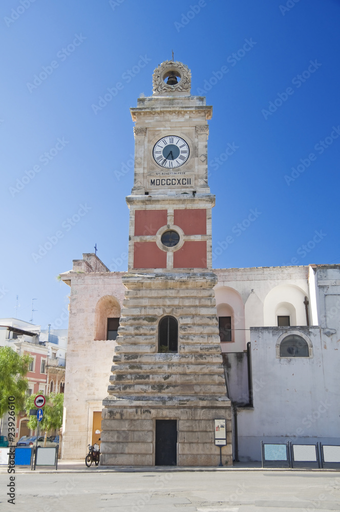 Clocktower. Turi. Apulia.