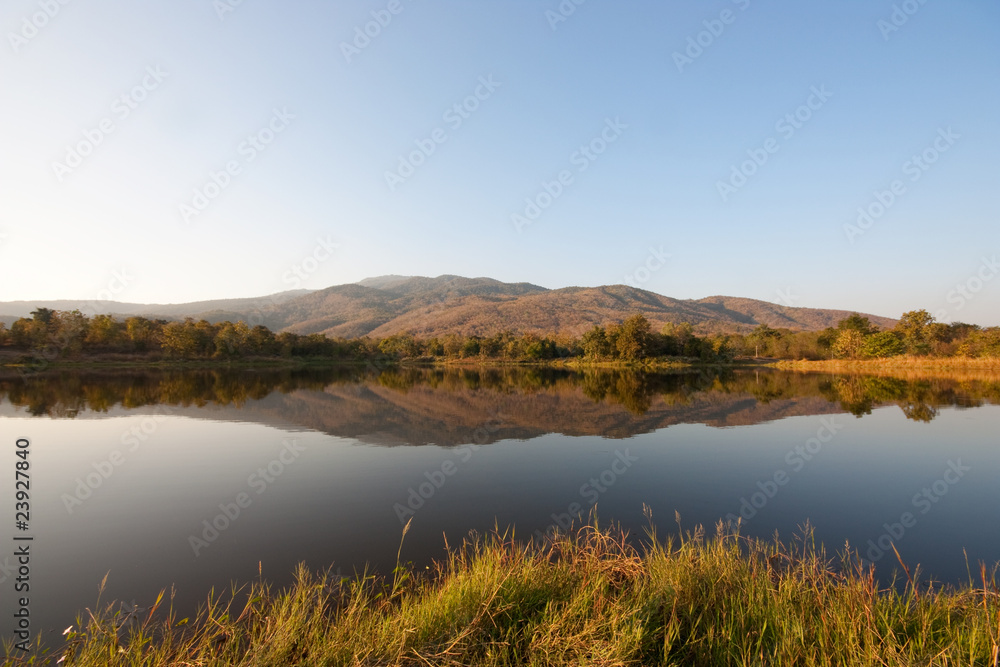 Mountain reflection