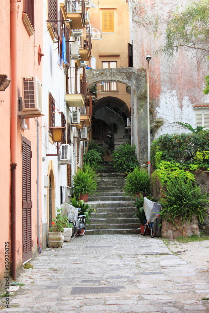 Urban scene of Gaeta