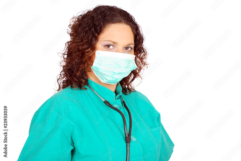 female doctor with mask female doctor with mask