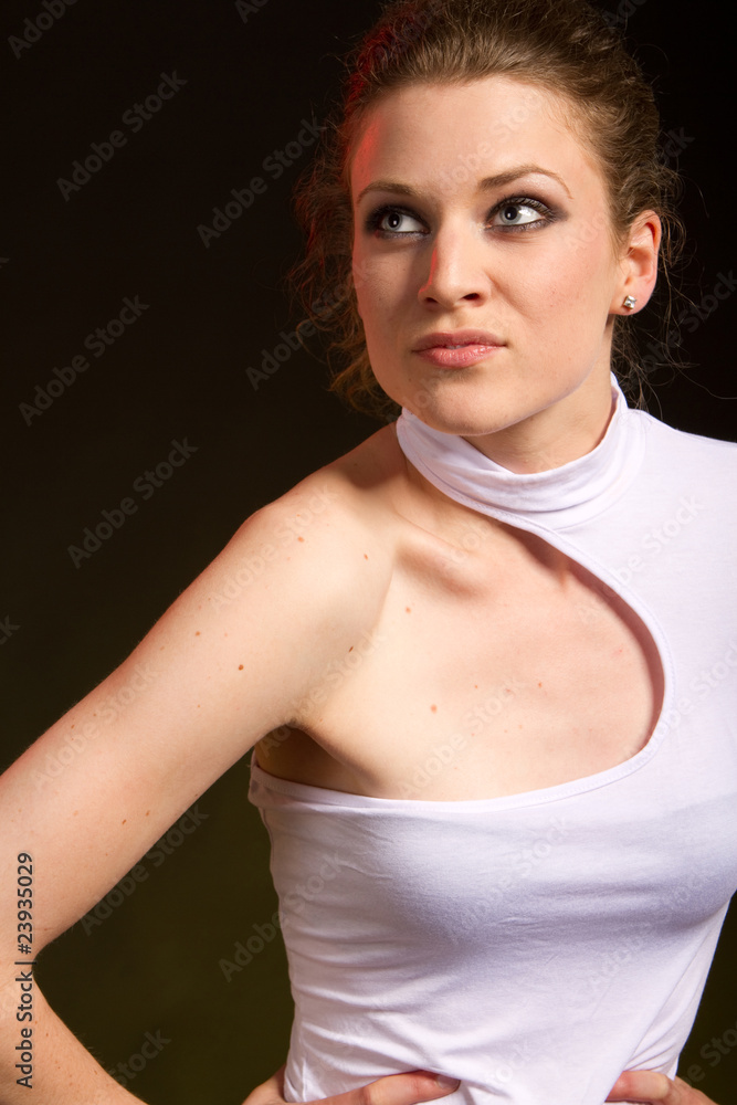 Young blonde fashion model Young blonde fashion model