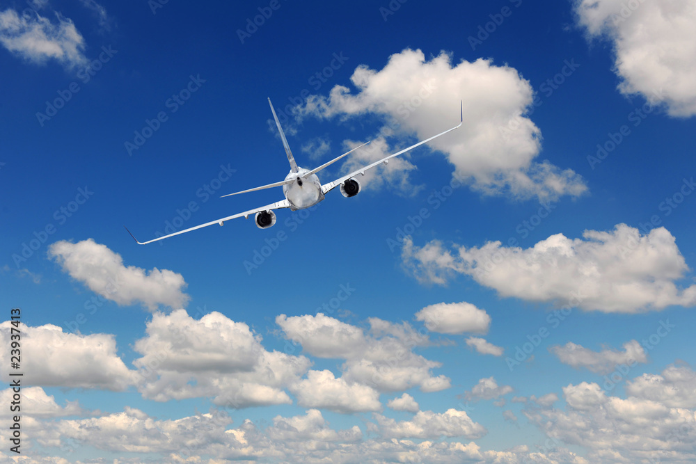 Fototapeta premium Latanie samolotem