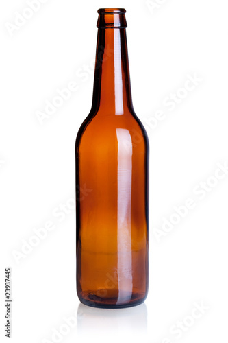 Empty beer bottle