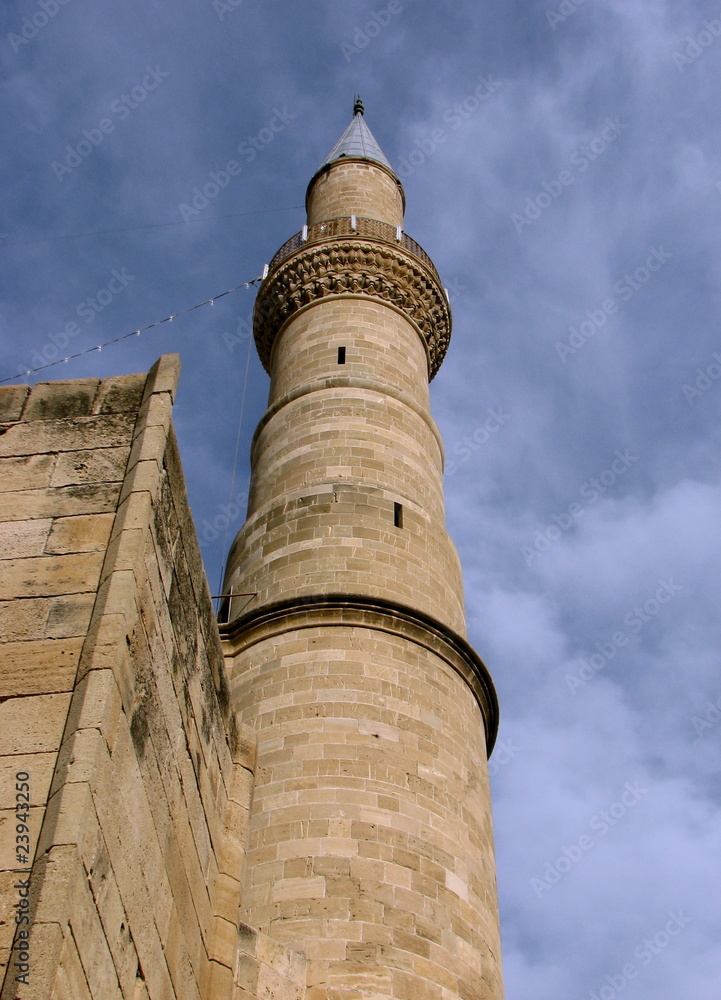 Cyprian sandstone minaret