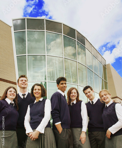 Group Of High School Students