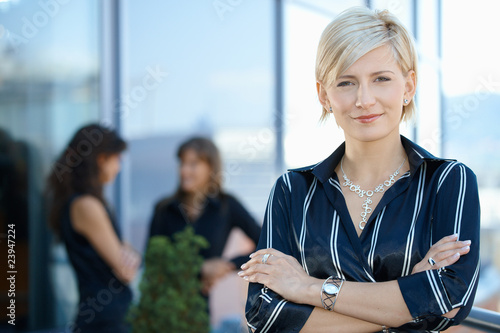 Portrait of businesswoman photo