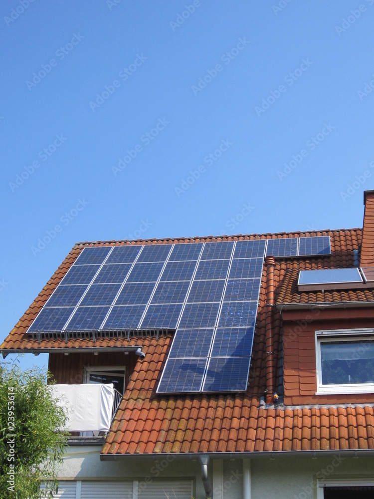 Fototapeta premium Solaranlage