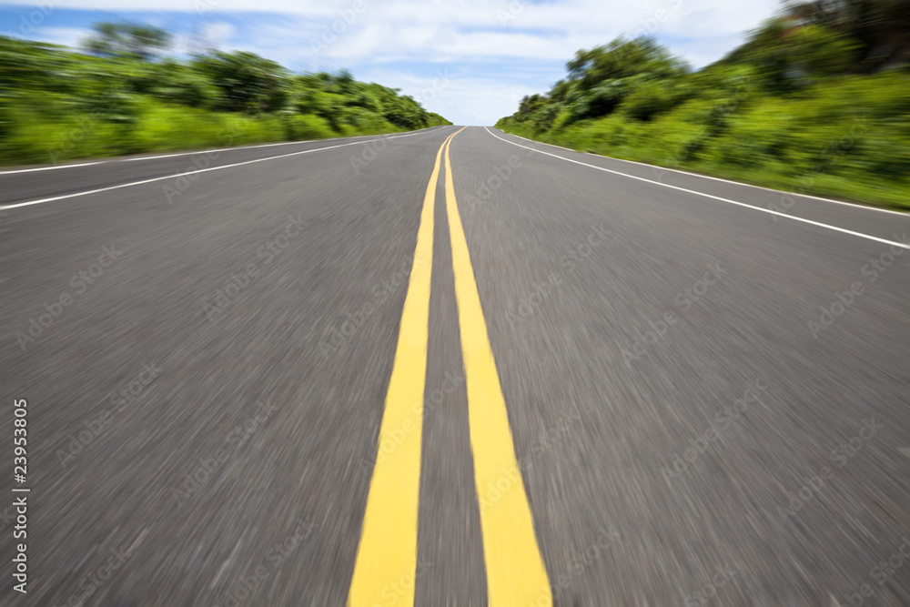 Fototapeta premium Empty road