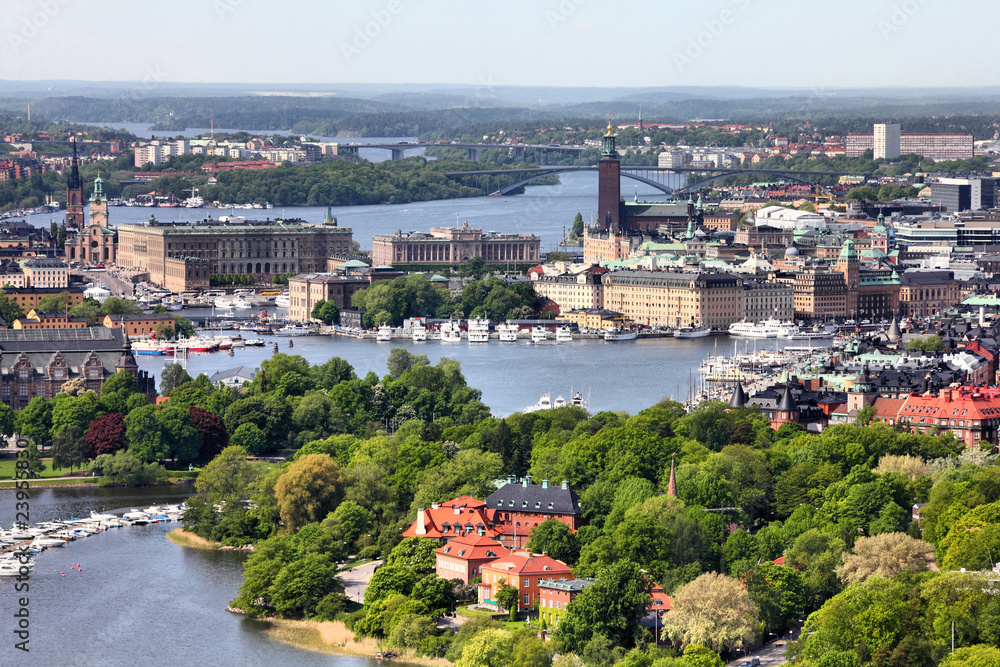 Stockholm - aerial view