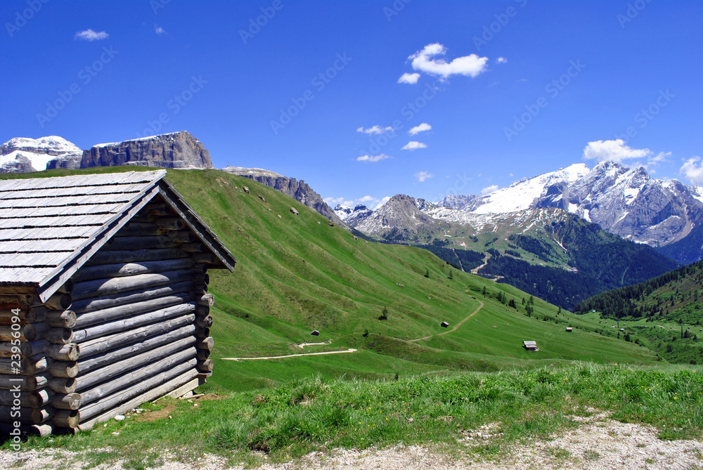 mountains Saas Pordoi