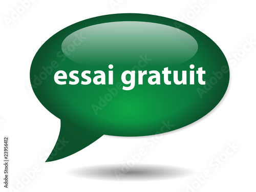 Bouton Bulle ESSAI GRATUIT (internet web offre spéciale nouveau)