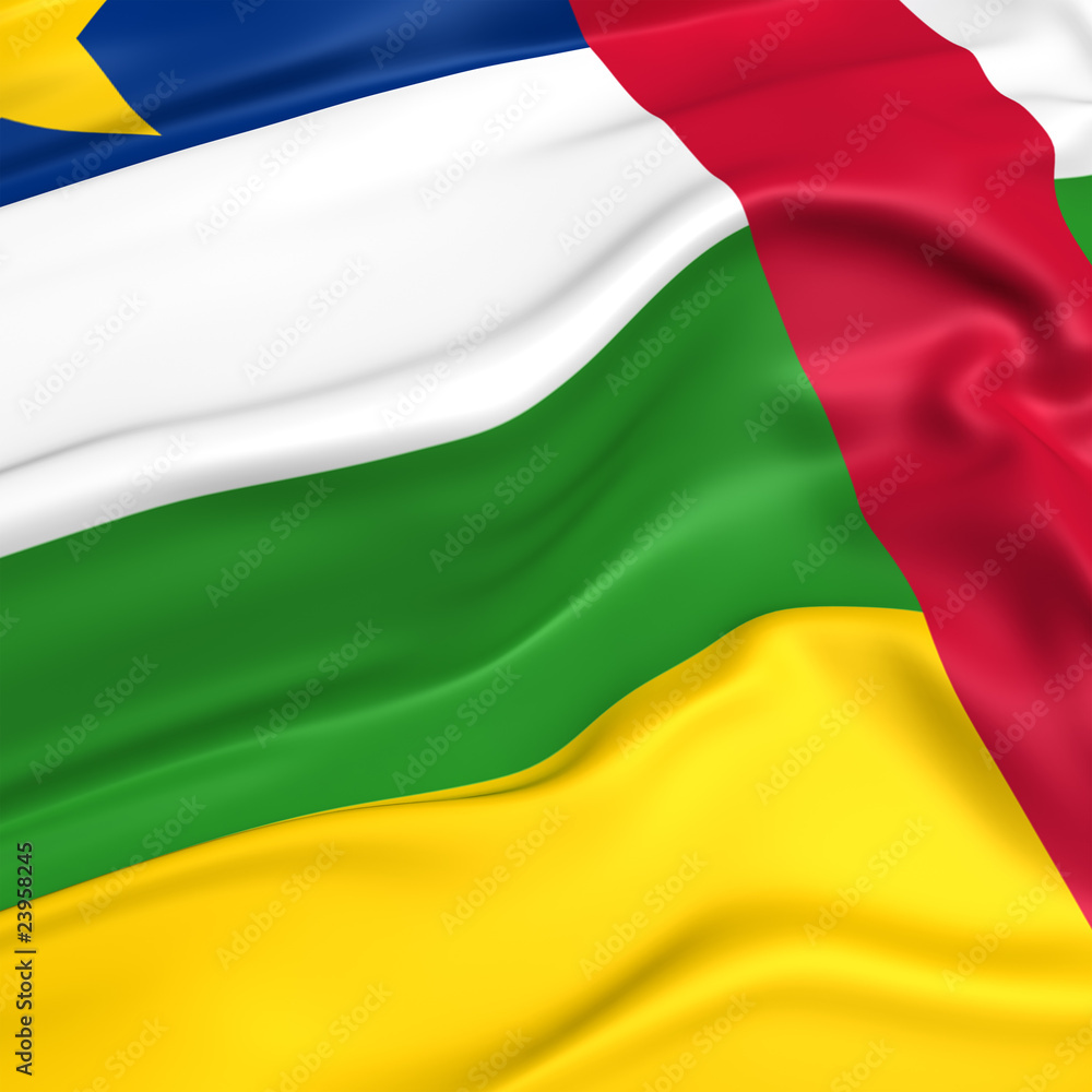 Obraz premium Central African Republic flag picture