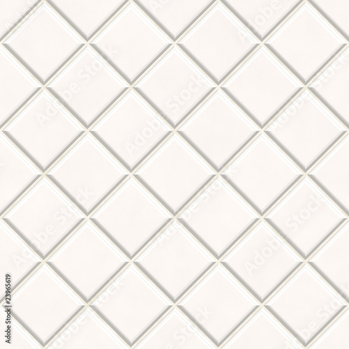Seamless white tiles texture background, kitchen or bathroom con