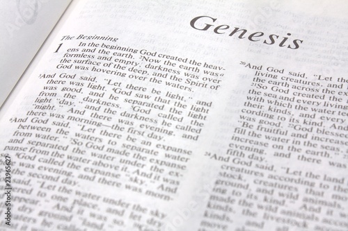 Fotografie, Obraz the book of genesis
