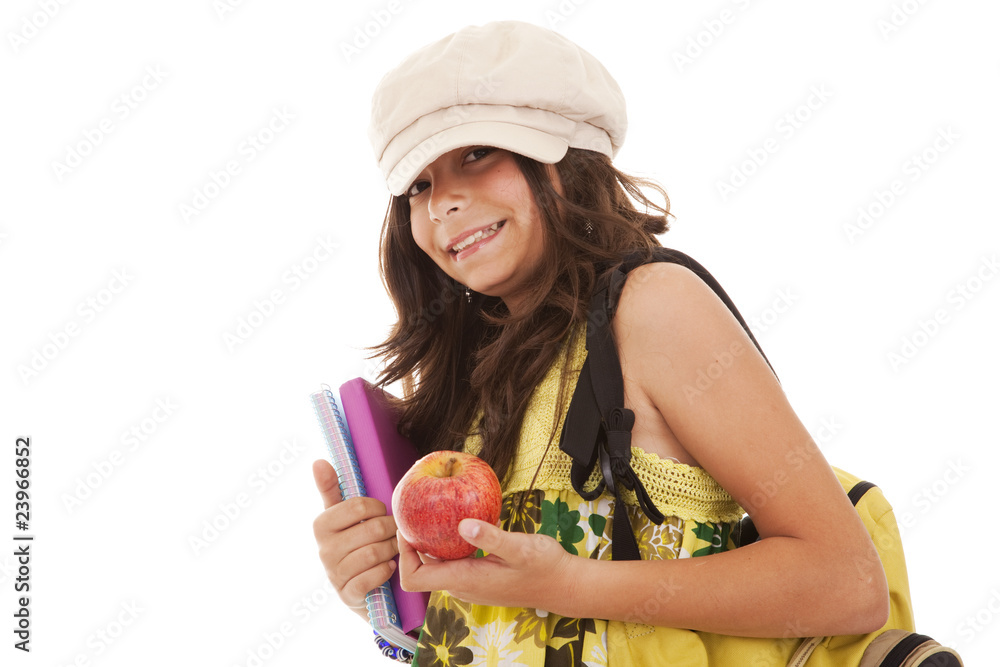 young child going to school