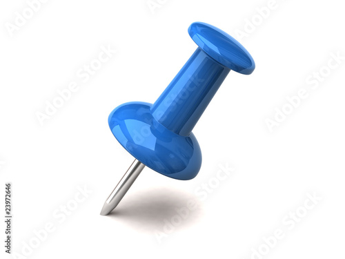 Blue pin