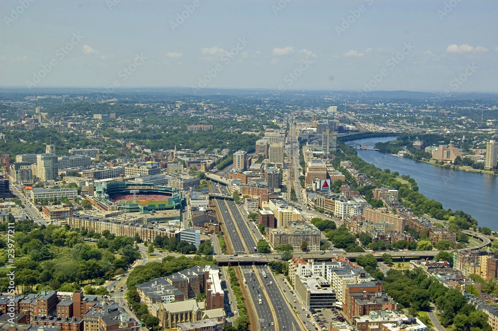 Boston panoramic view