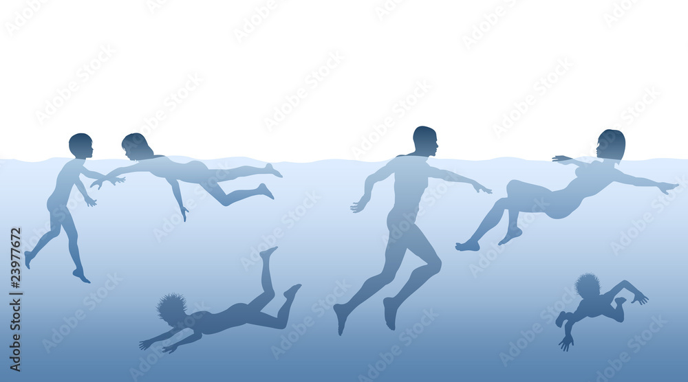 In the water In the water