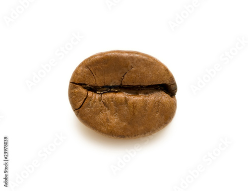 Isolated macro shot of coffee