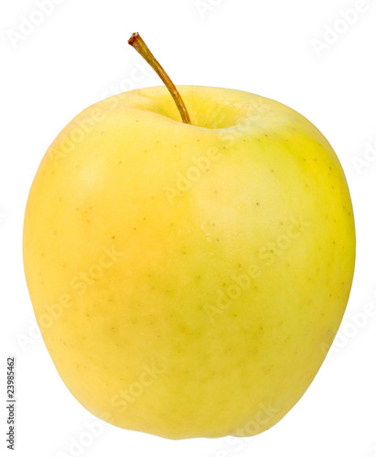 Single a yellow apple