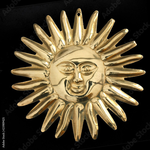 Soleil (métal doré)