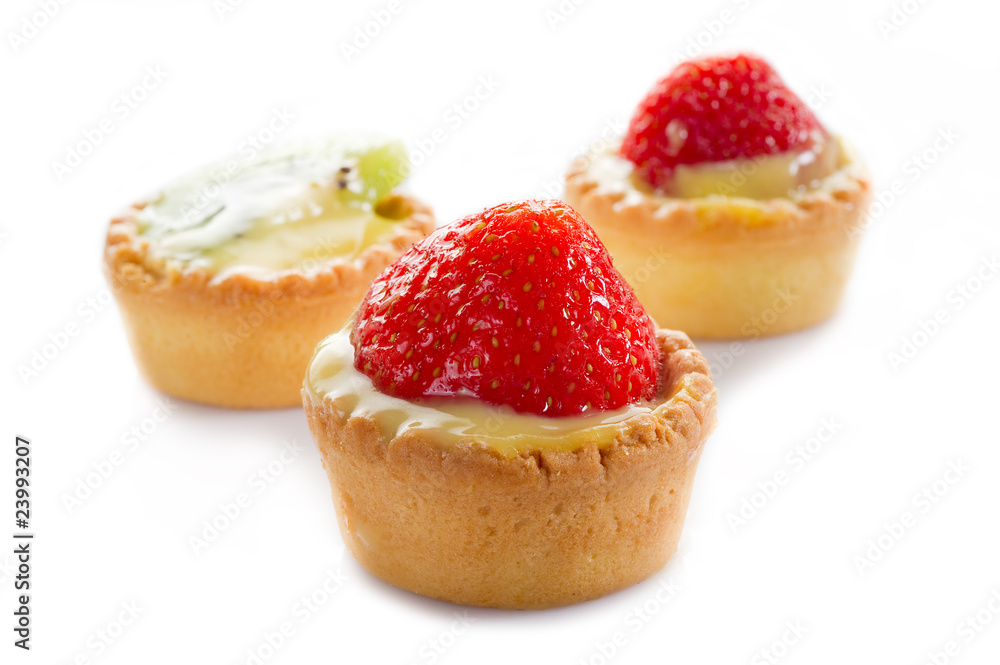 strawberries italian pastry -pasticcino fragola kiwi