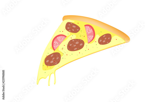 A slice of pizza