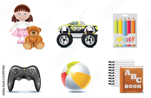 Vector baby icons. Part 1