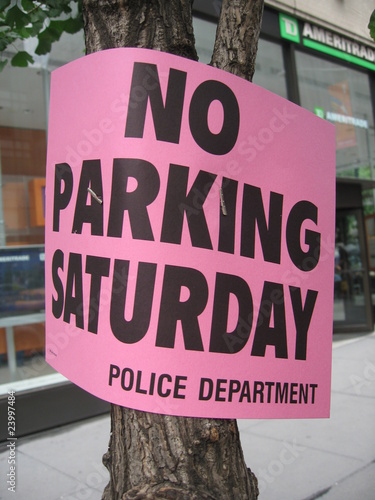 no parking sign