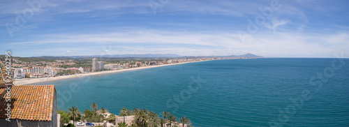 Panorama of Costa del Azahar (Orange Blossom Coast)