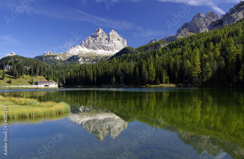 Die Postkarte vom Missurinasee der Dolomiten