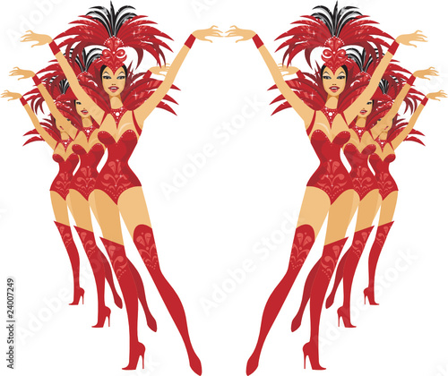 Cabaret showgirls