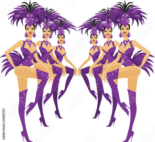 Cabaret showgirls