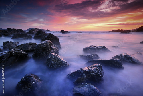 Foto Sea waves splash