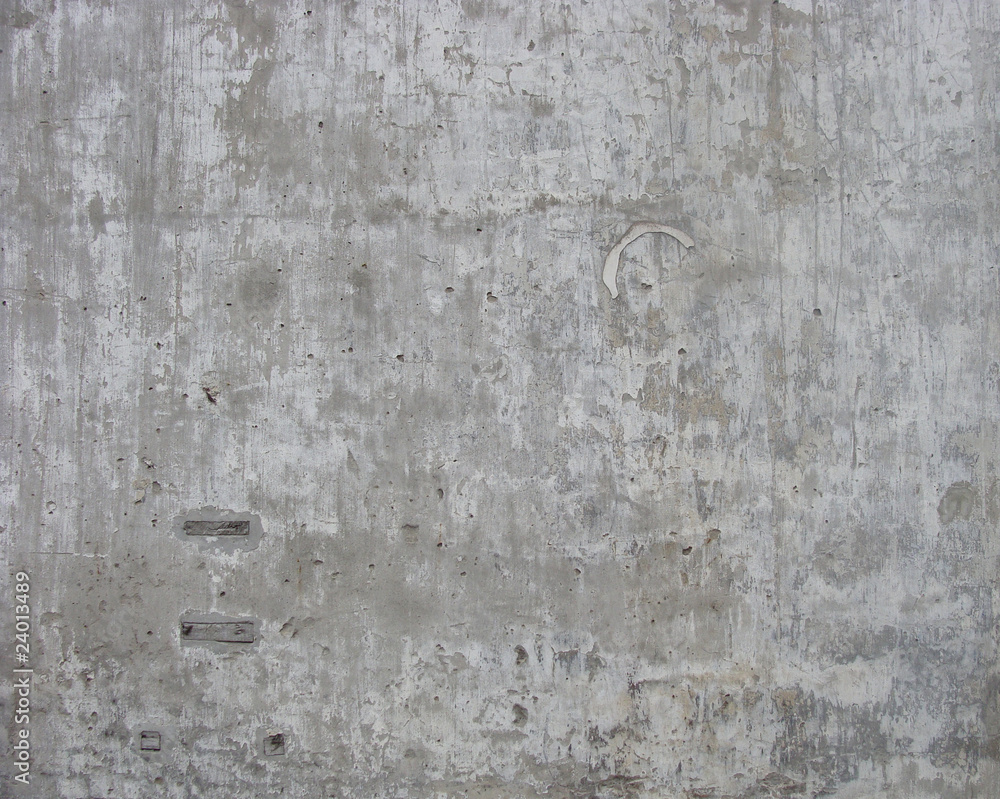 factory large dirty worn concrete wall with white